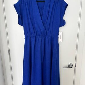 Calvin Klein Women's Royal Blue Midi Dress